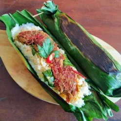 Nasi Bakar Sambal Teri #IMYOCC4