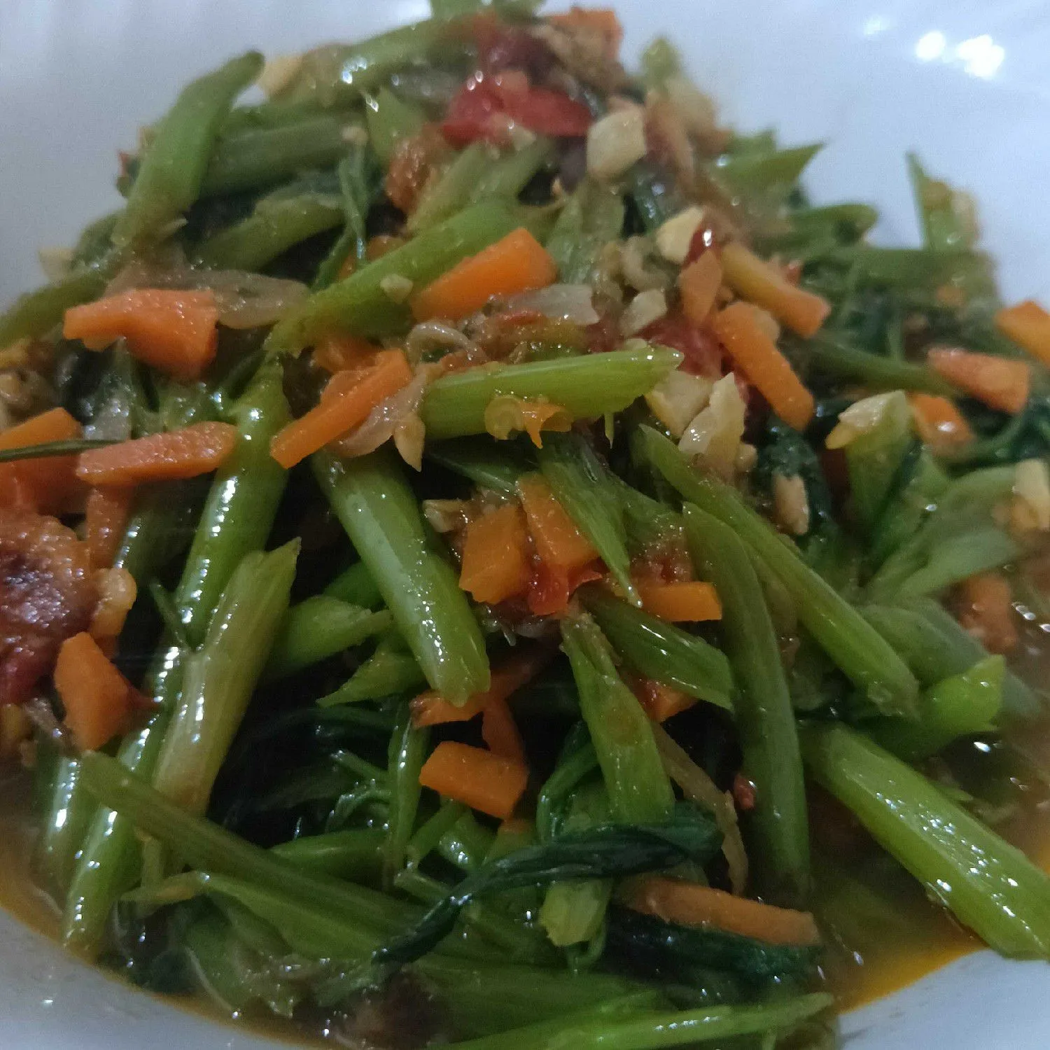 Tumis Kangkung Aroma Ebi