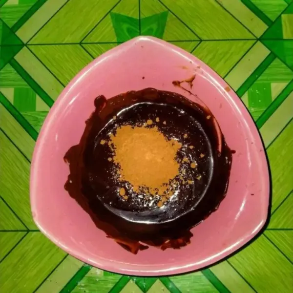 Masukan coklat bubuk