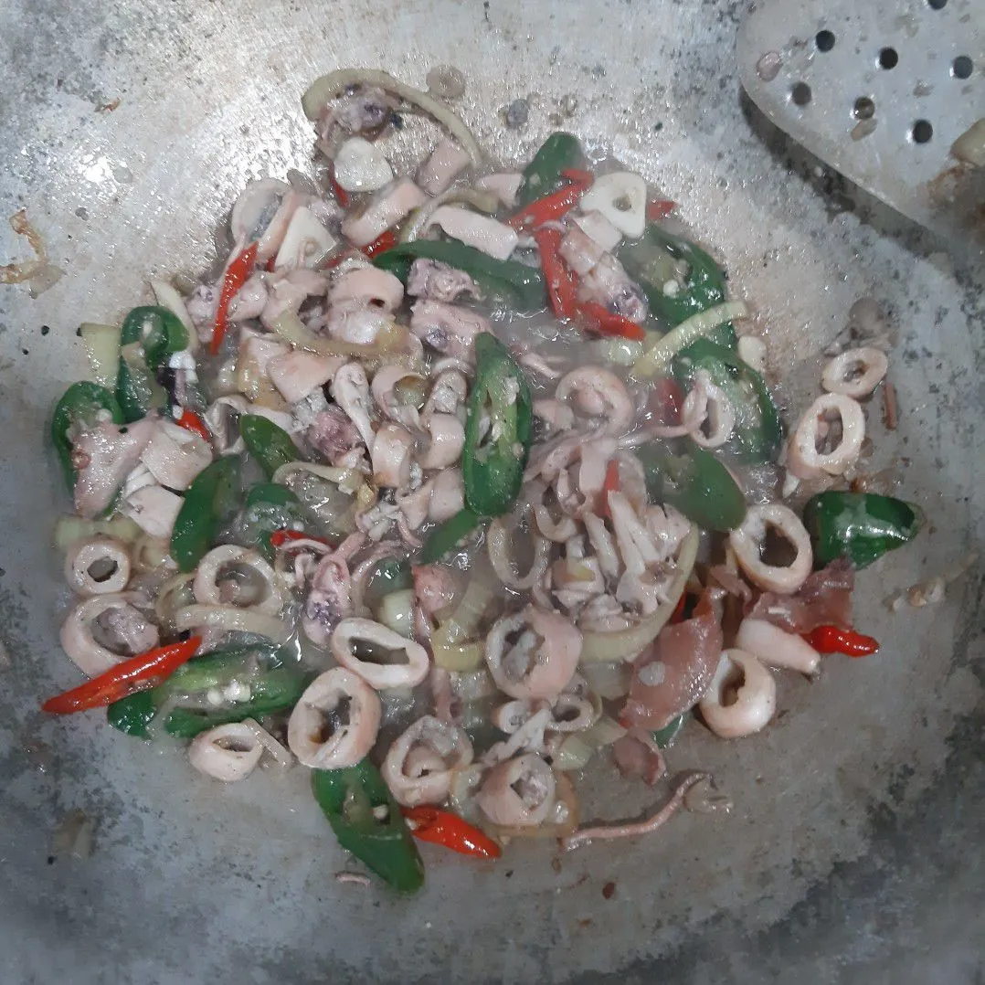 Step 5 Cumi Asin Cabe Ijo