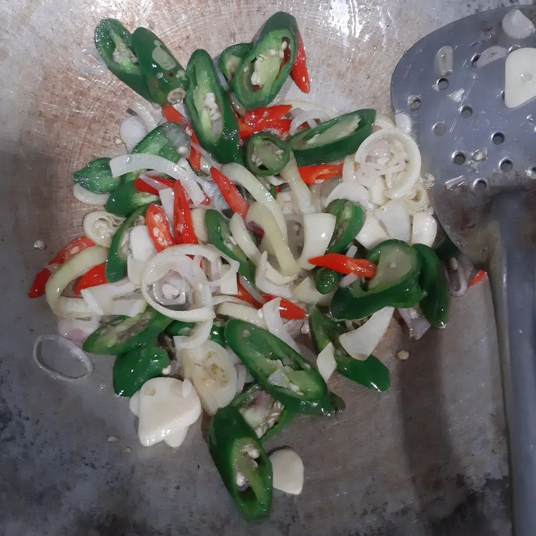 Step 4 Cumi Asin Cabe Ijo