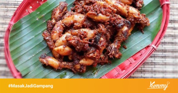 Cumi Rendang Resep Rendang Cumi Asin Sederhana Rumahan di Yummy App