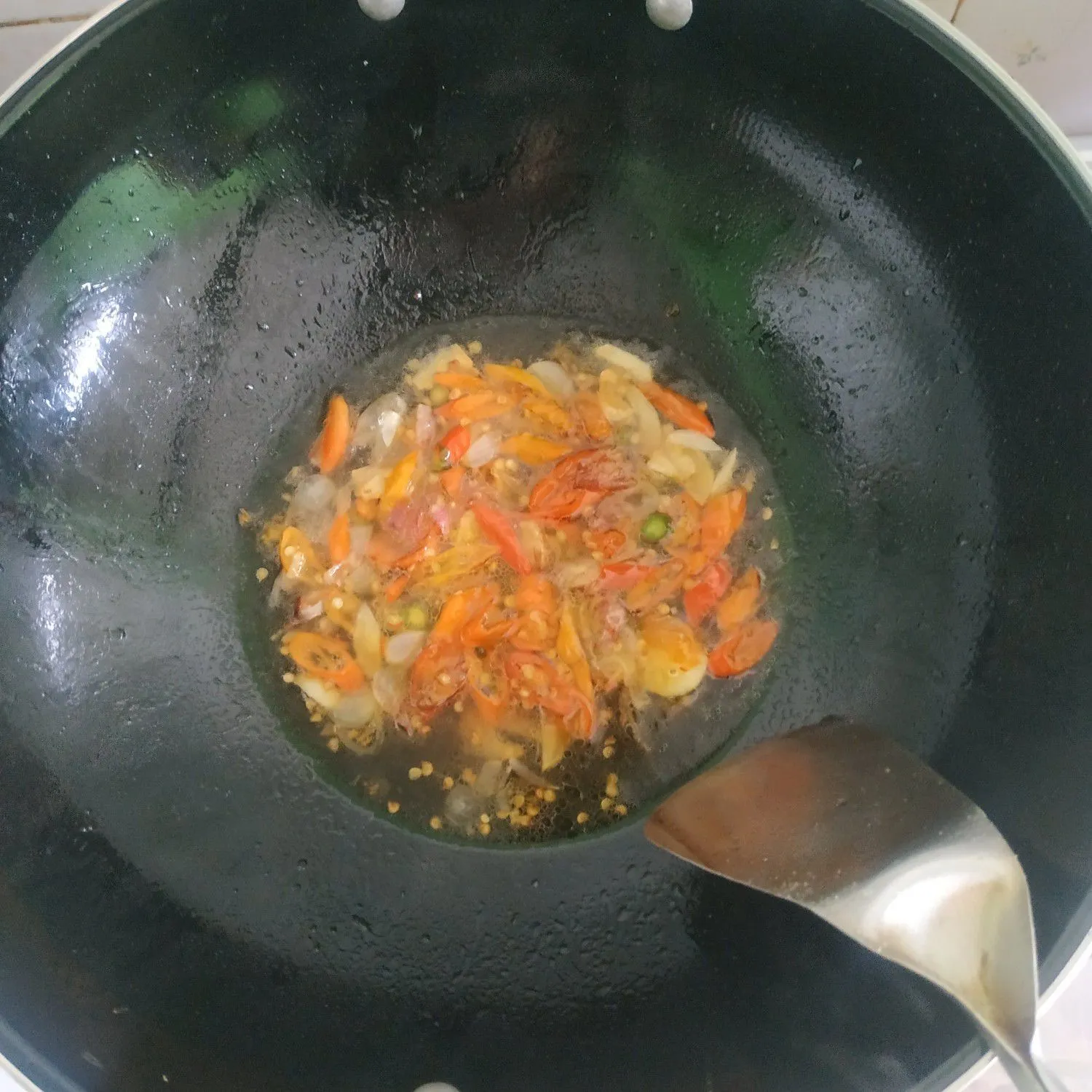 Step 6 Tumis Pepaya Muda