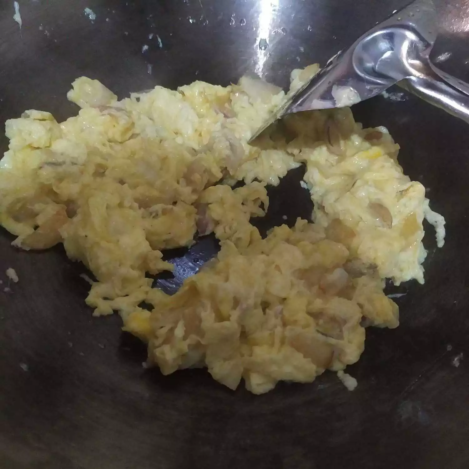 Step 3 Tumis Sawi Telur