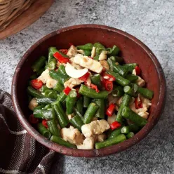 Tumis Tempe Kacang Panjang
