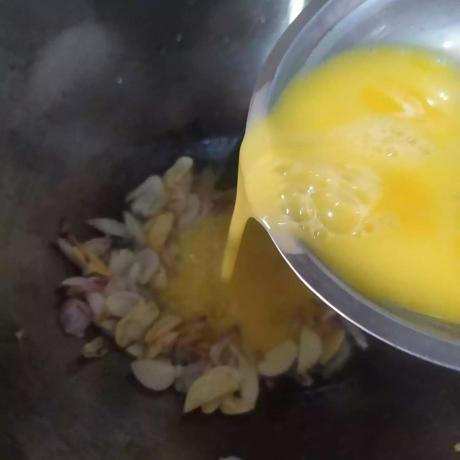 Step 2 Tumis Sawi Telur
