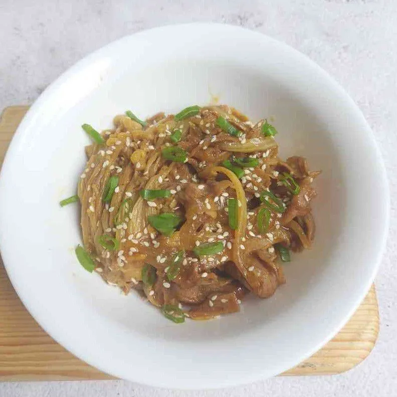 Beef Enoki Teriyaki