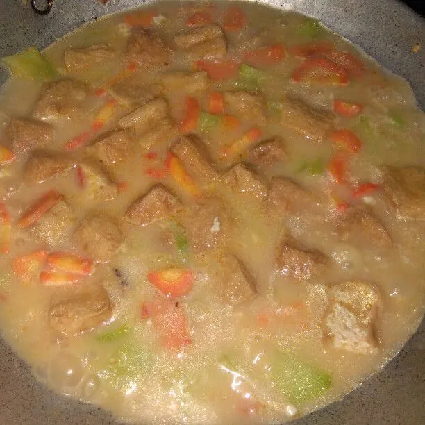 Step 5 Sayur Tahu Labu