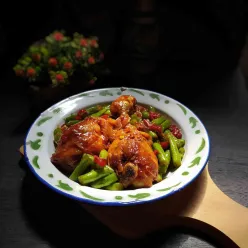 Tumis Ayam Buncis Kecap