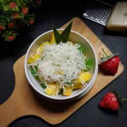 Salad Buah Mangga Susu Keju