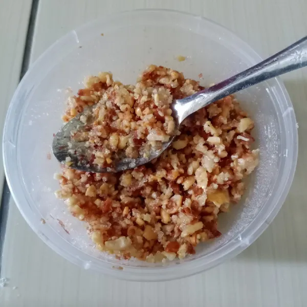 Aduk sampai tercampur rata.