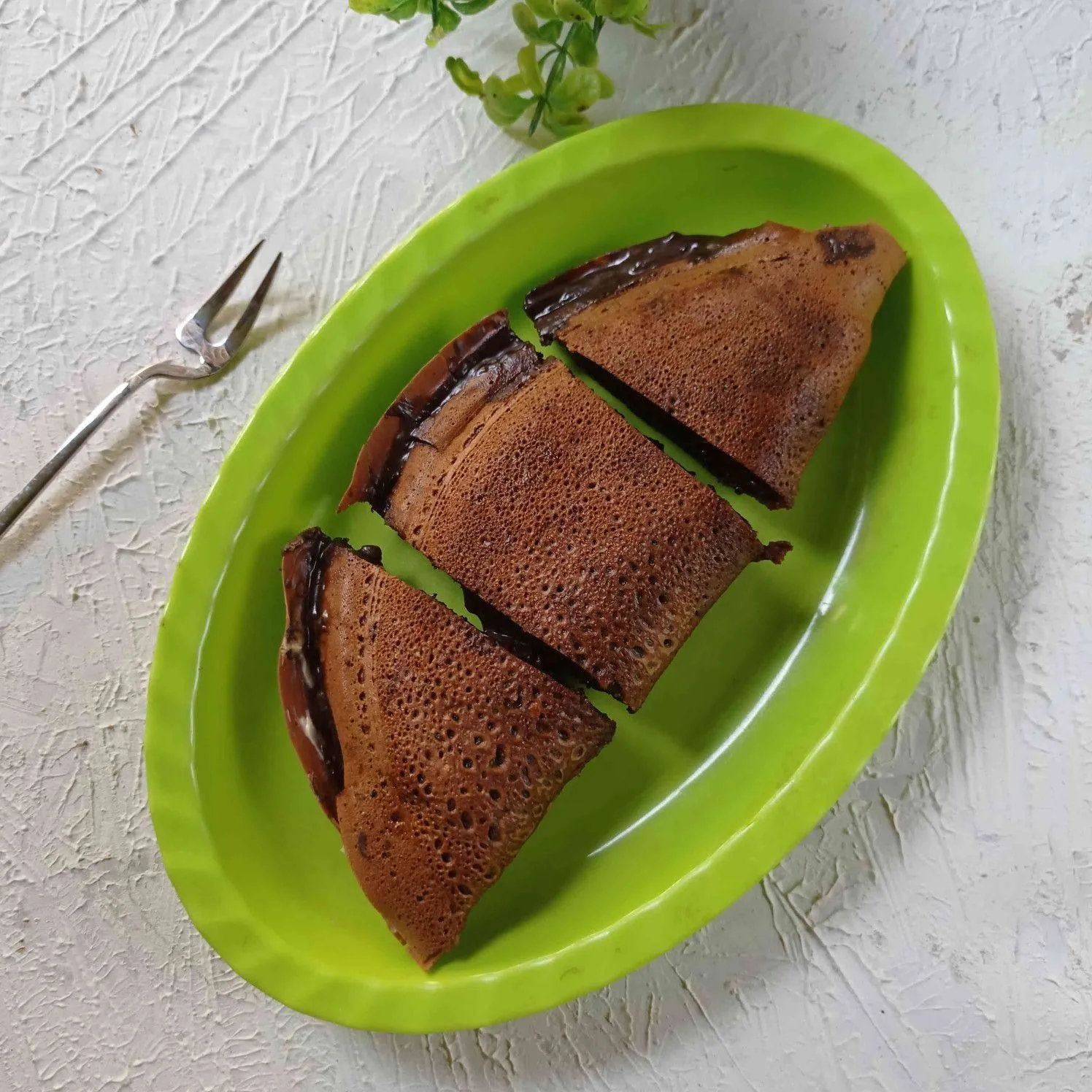 Terang Bulan Coklat (eggless)