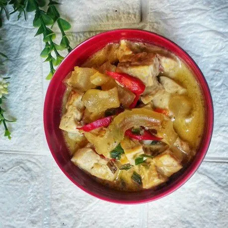 Tahu Tempe Kikil Masak Santan