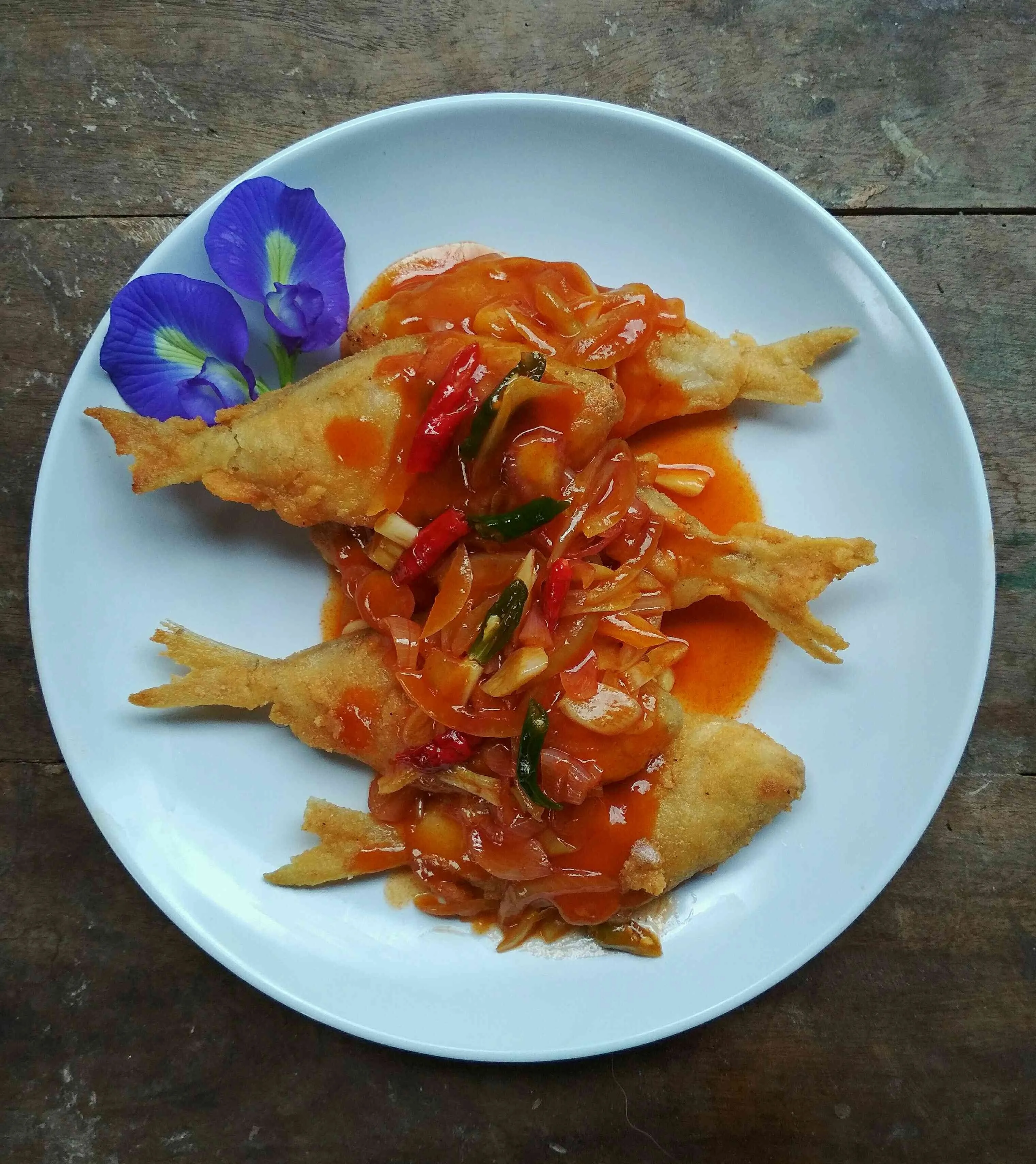 Ikan Kapasan Crispy Saos Asam Manis