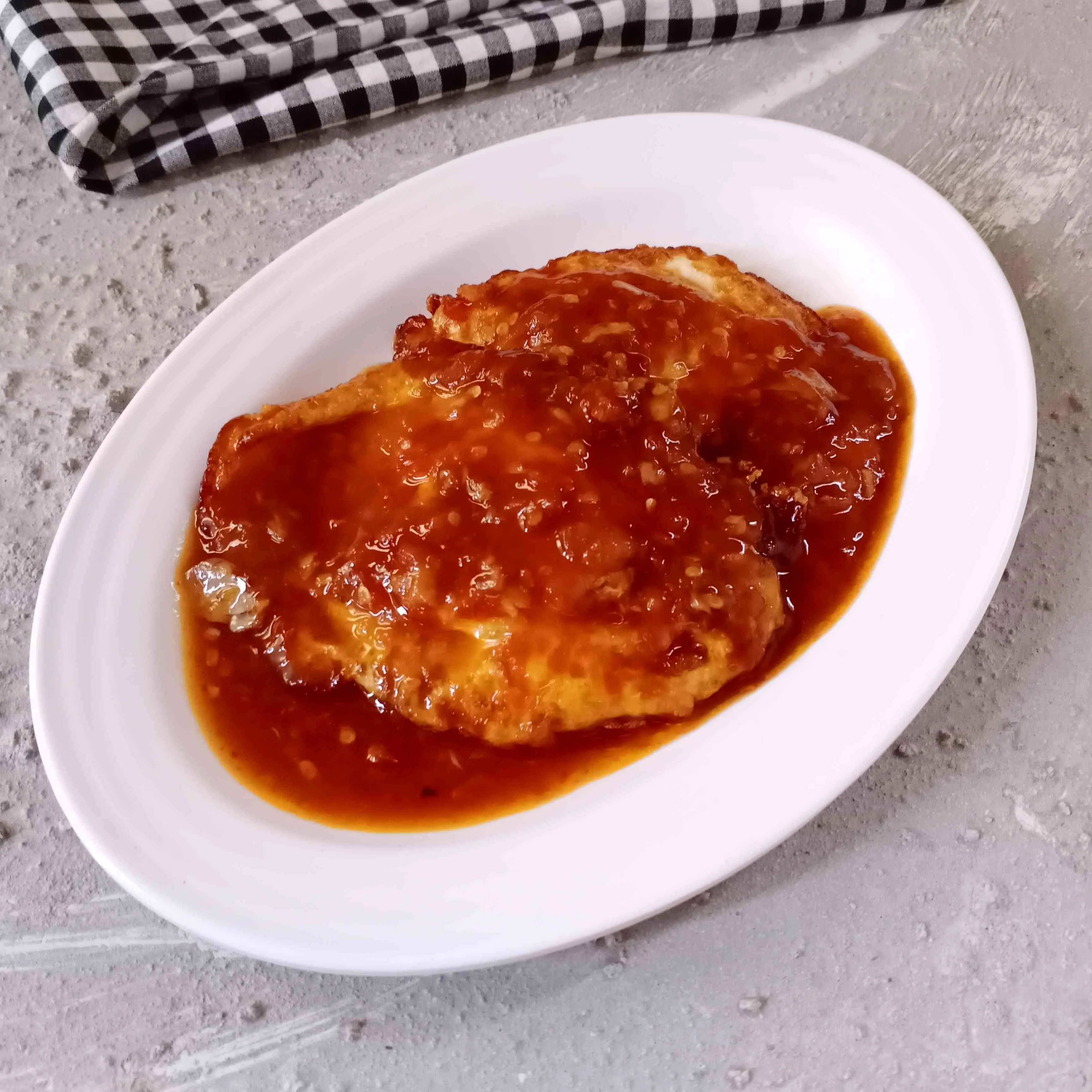 Telur Ceplok Masak Pedas Manis