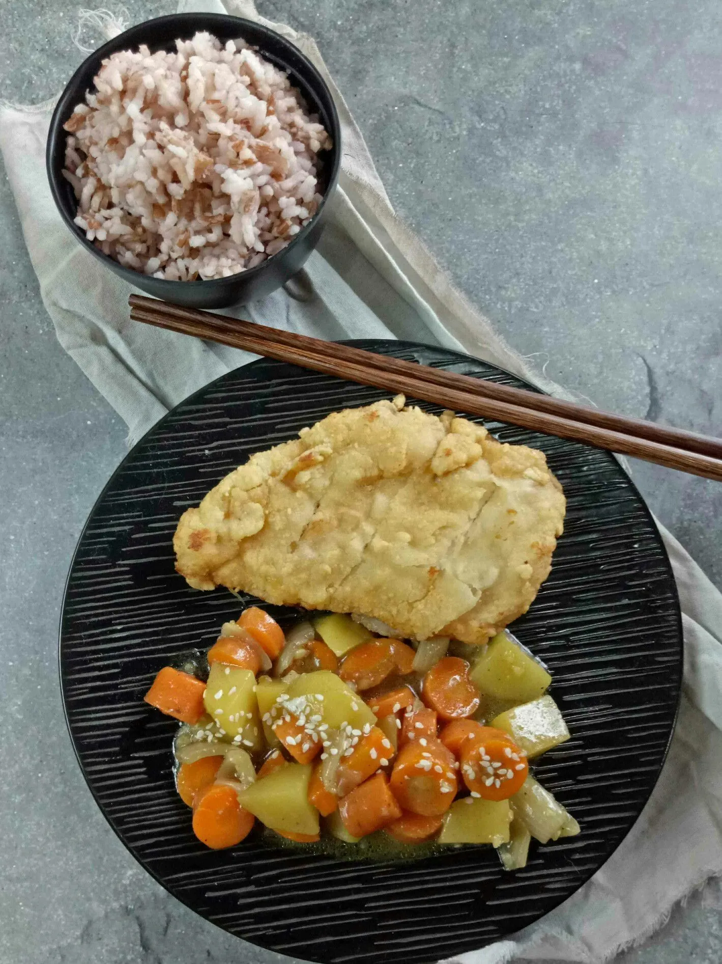 Nasi Kari - Ayam Katsu