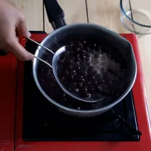Setelah matang lalu saring.