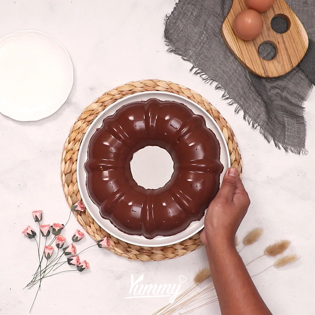 Step 5 Coklat Vanila Pudding