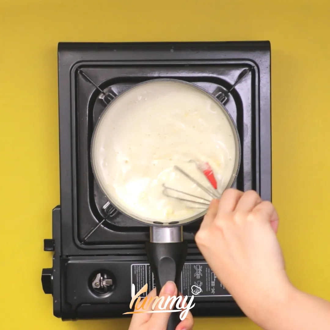 Step 3 Banana Pudding (Pudding Pisang)
