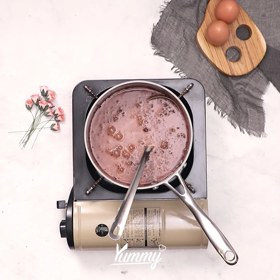 Step 2 Coklat Vanila Pudding