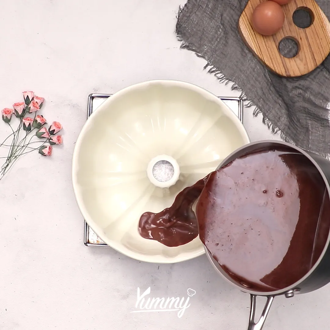 Step 3 Coklat Vanila Pudding