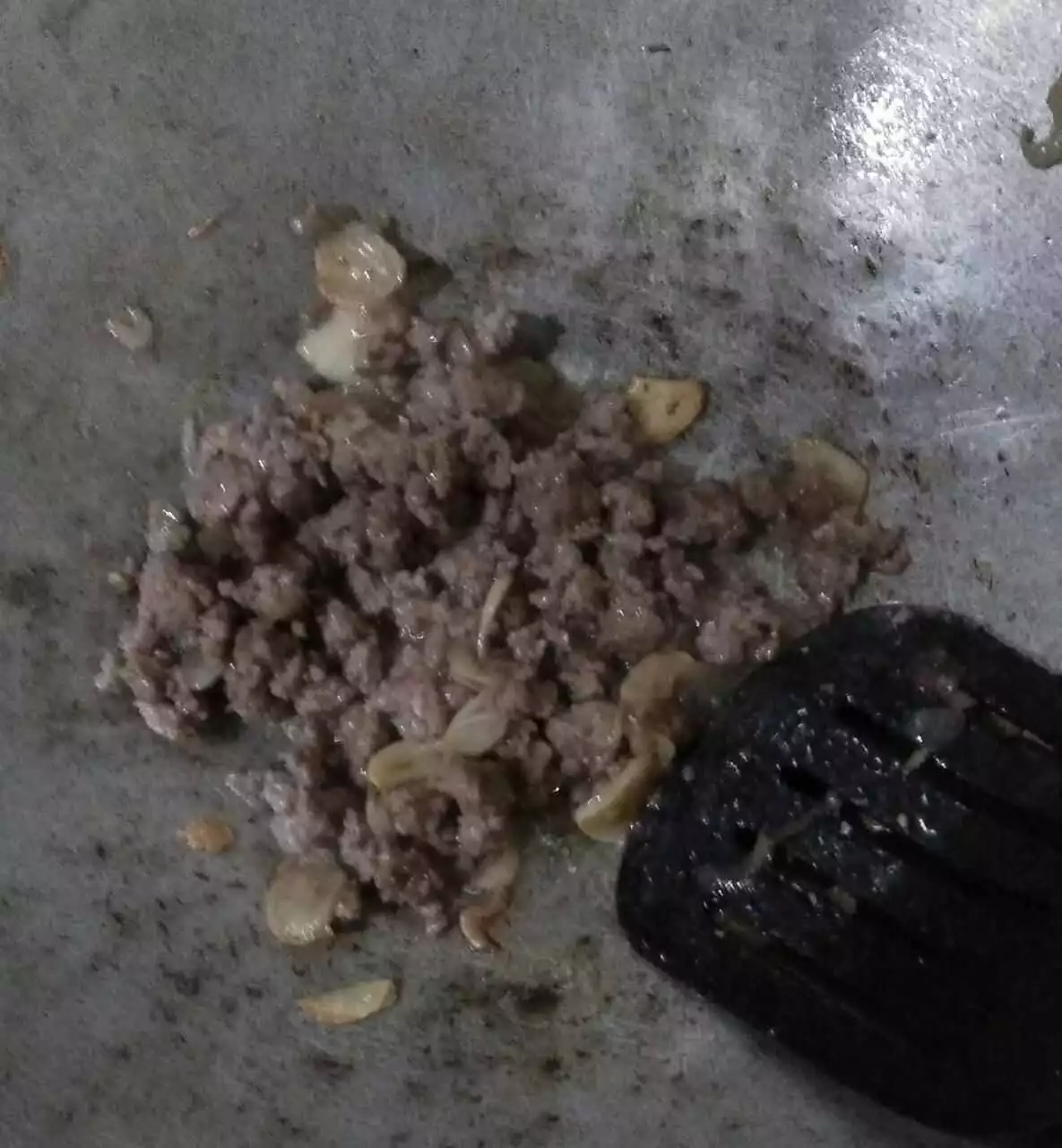 Step 1 Martabak Tahu Daging
