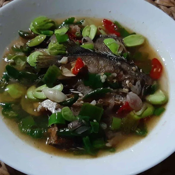 Tumis Asin Sepat Pete Cabe Ijo