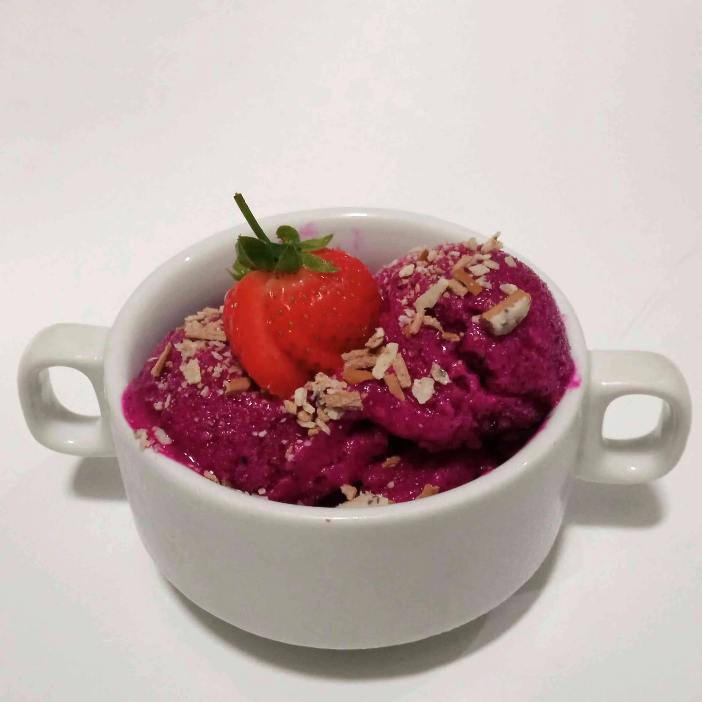 Banana Dragon Fruit Sorbet