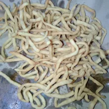 Angkat dan tiriskan.