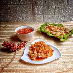 Cumi Krispi Saus Padang