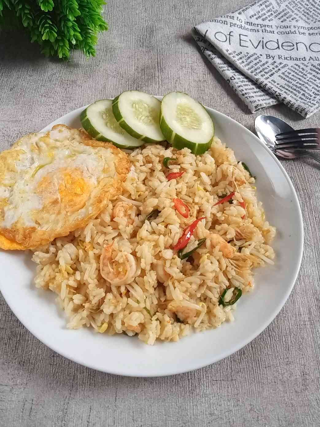 Resep Nasi Goreng Udang Sederhana Rumahan Di Yummy App