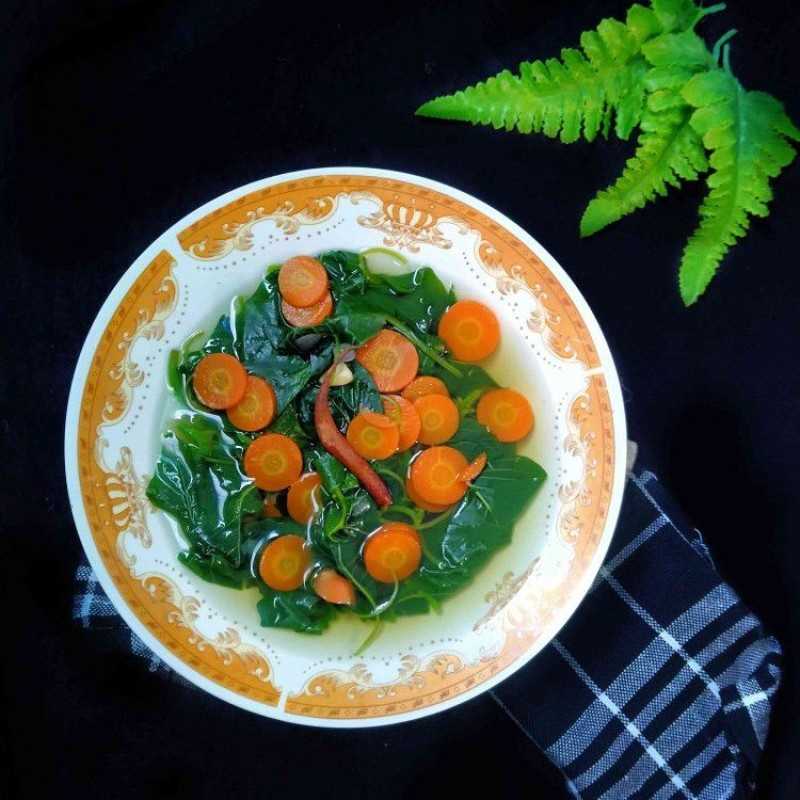 Resep Sayur Bayam Wortel Dari Chef Cheyl Via Yummy App