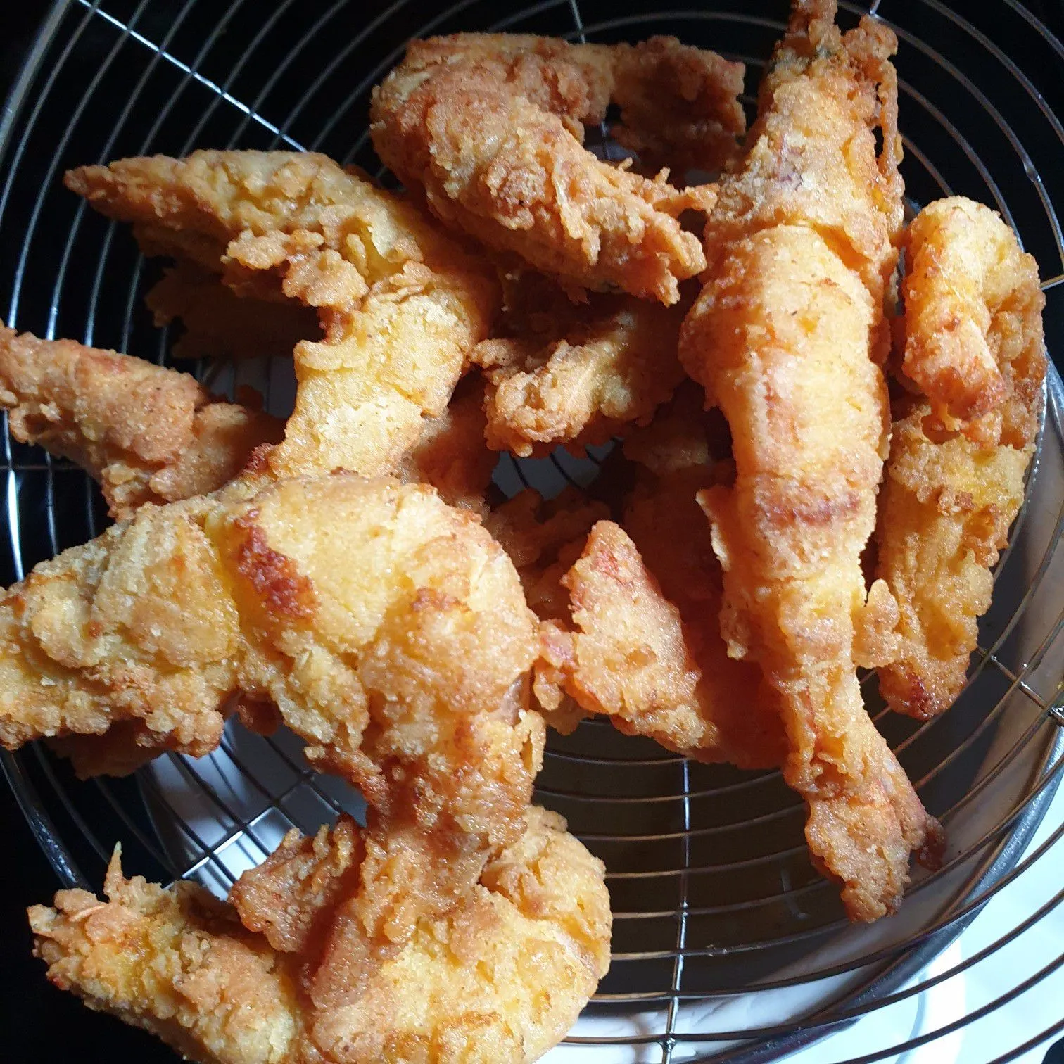 Step 7 Udang Goreng Tepung Krispy