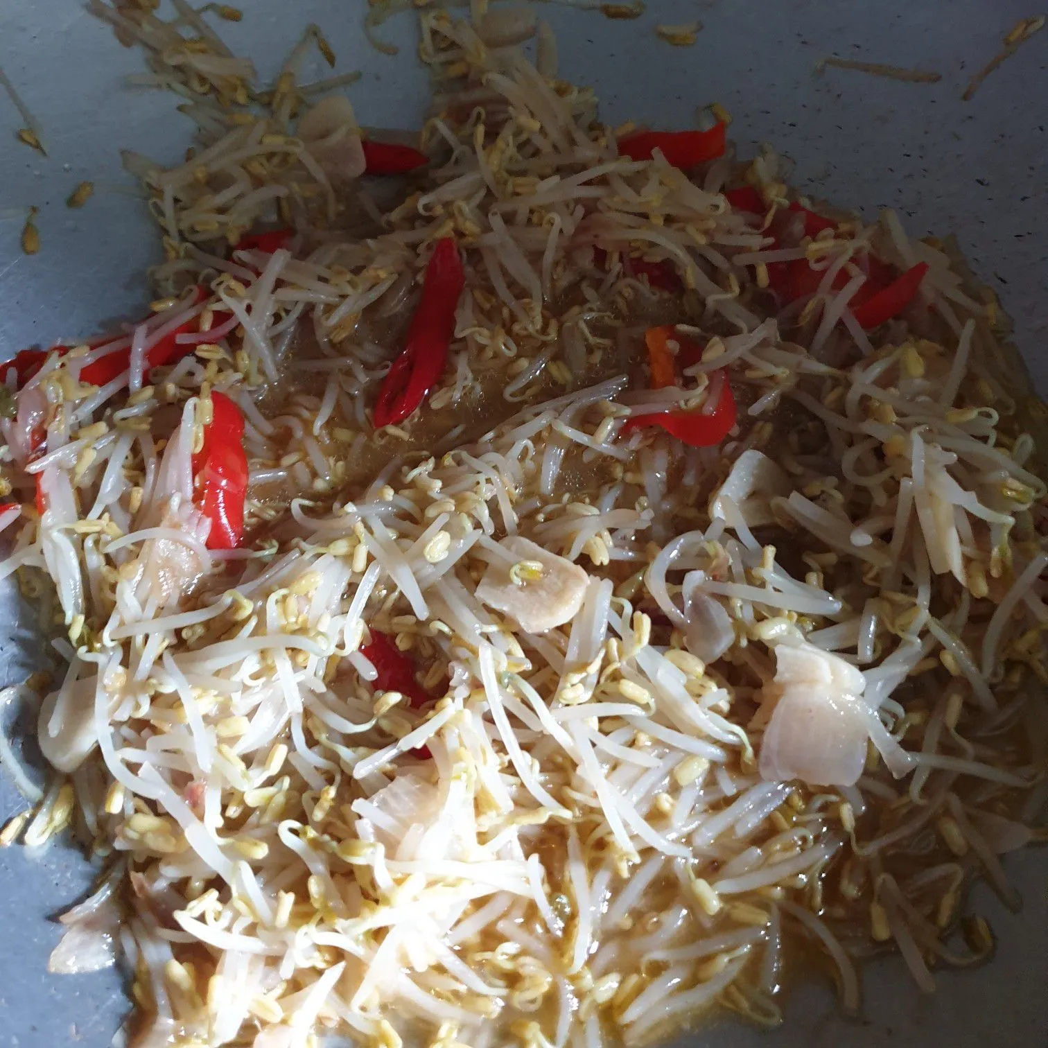 Step 7 Tauge Tumis Terasi