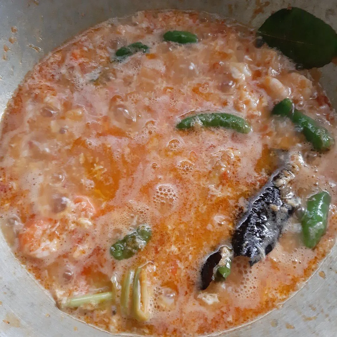 Step 4 Udang Sambal Mercon