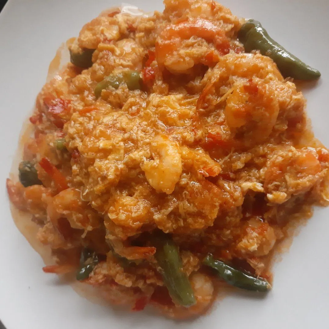 Step 5 Udang Sambal Mercon