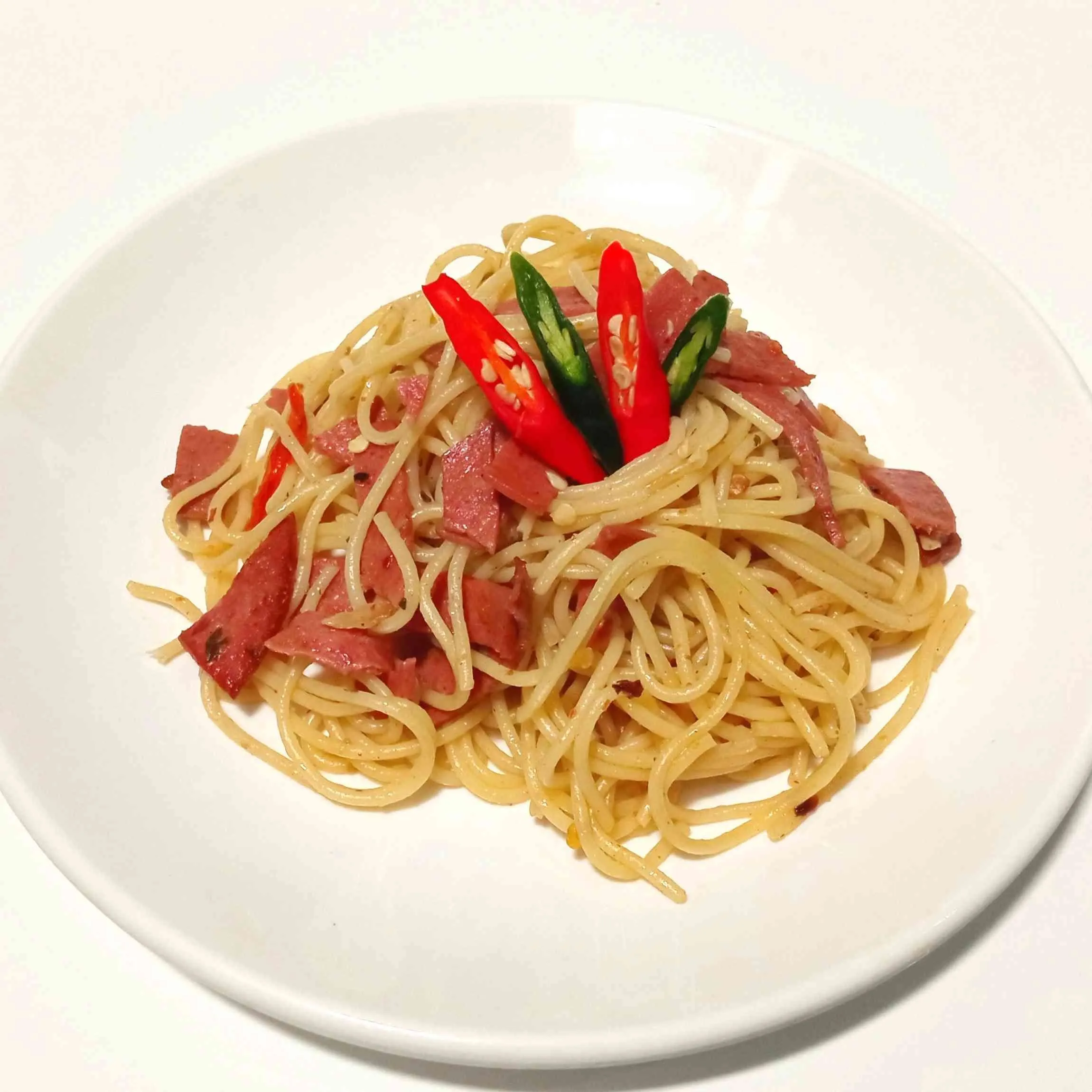 Smoked Beef Aglio Olio