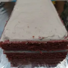 Angkat dan dinginkan dicooling rack. Lalu hias sesuai selera.