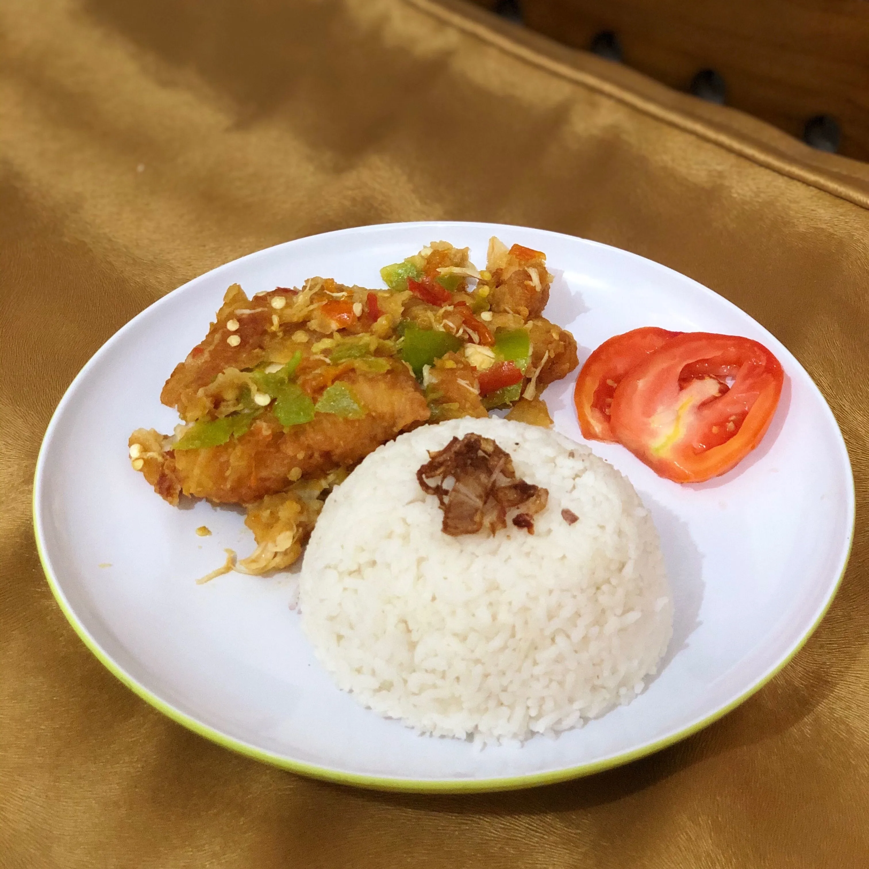 Step 6 Ayam Geprek