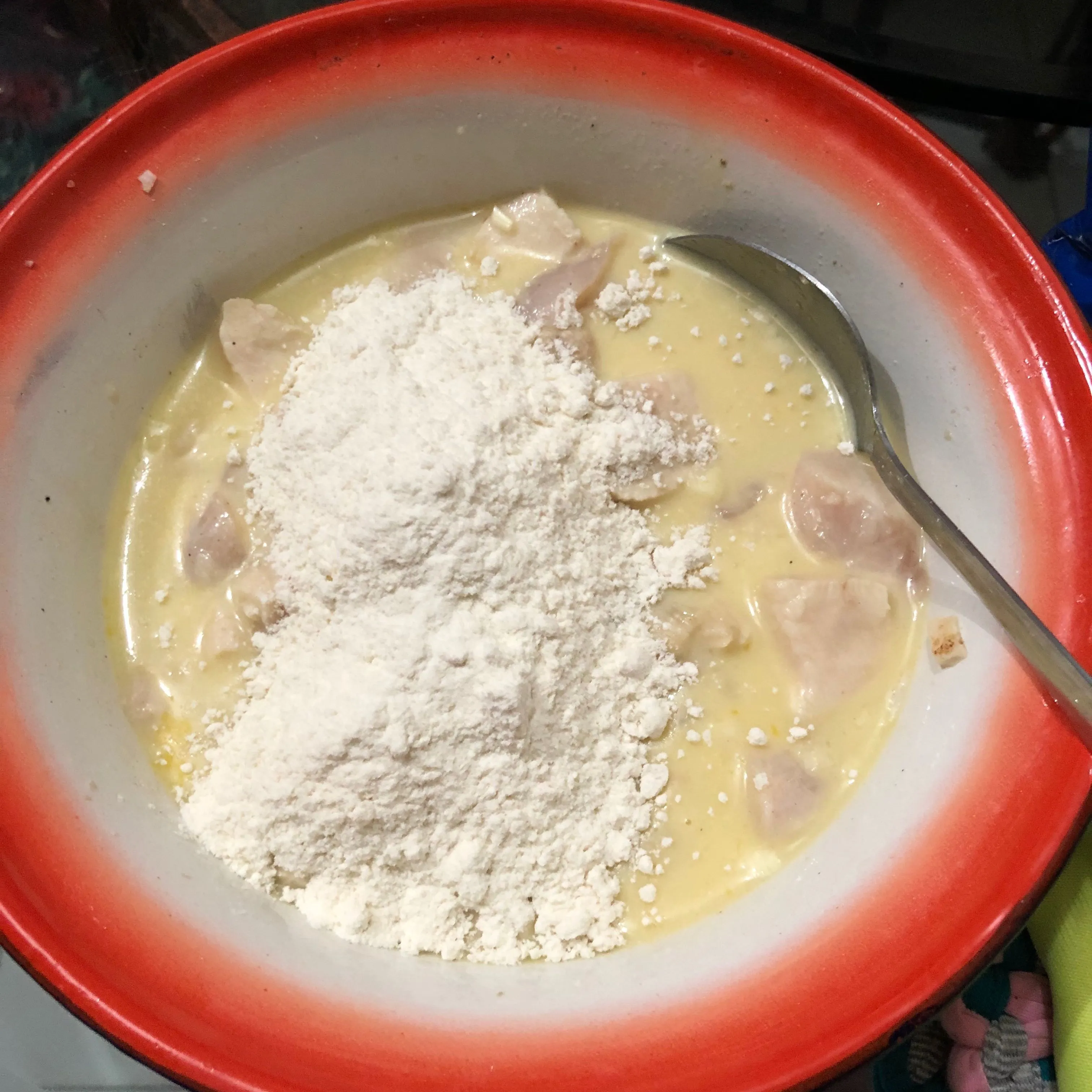 Step 4 Chicken Popcorn