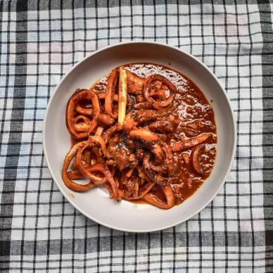 Cumi Rendang Merah