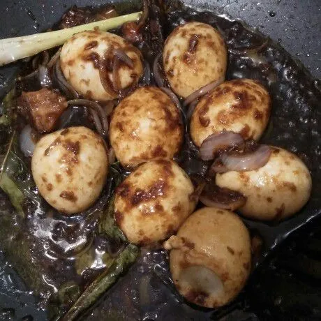 Step 8 Semur Rempah Telur