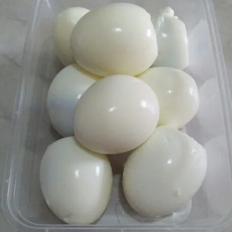 Step 1 Semur Rempah Telur