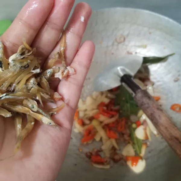 Setelah harum, masukan terinya.