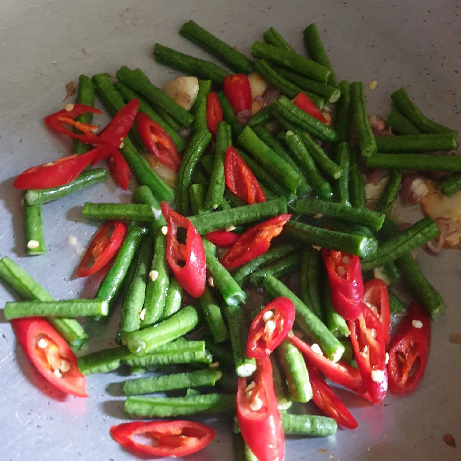 Step 4 Oseng Tempe Kacang Panjang