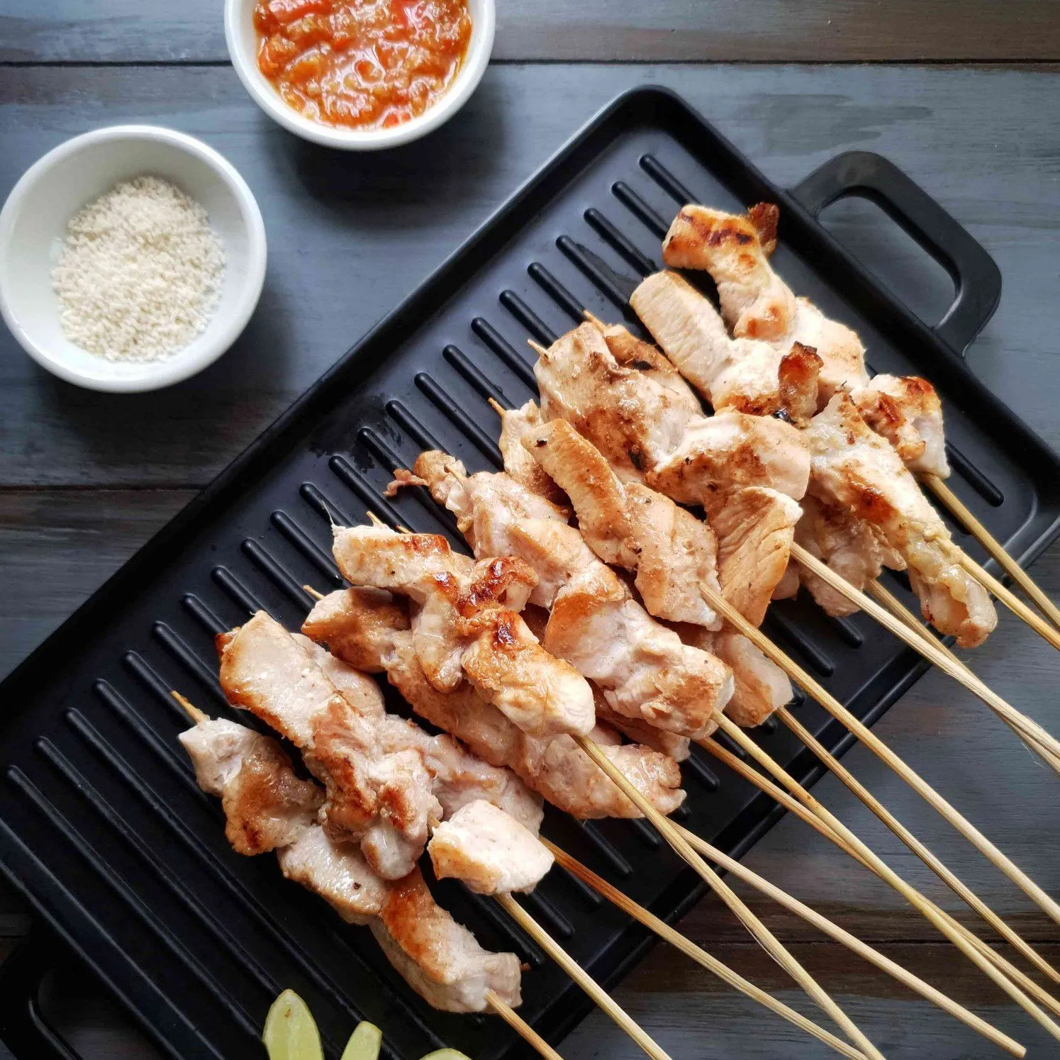 Sate Taichan dan Sambel Jeruk Nipis