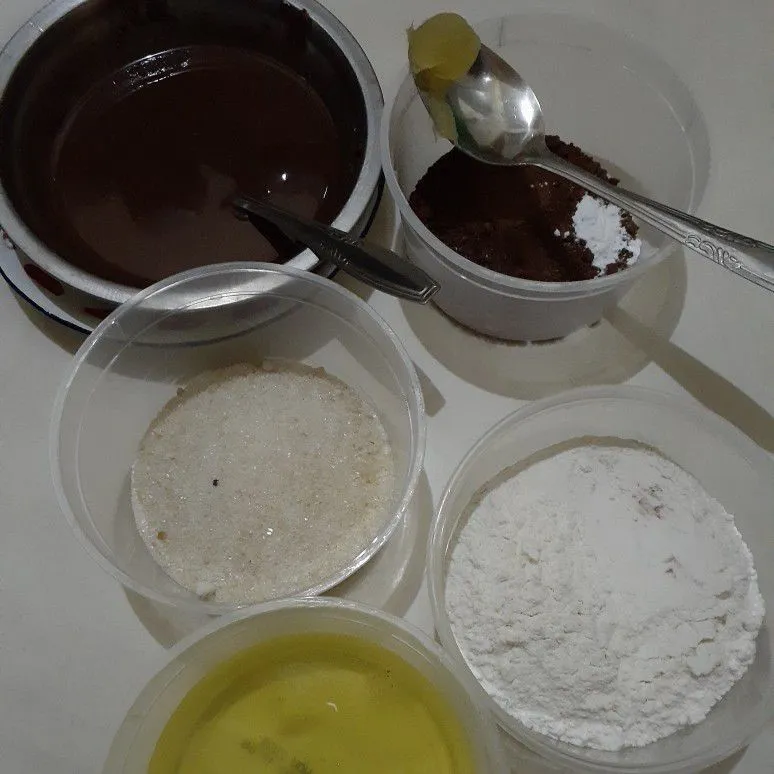 Step 1 Brownies Putih Telur