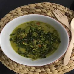 Sayur Pakis Kuah Santan Pedas