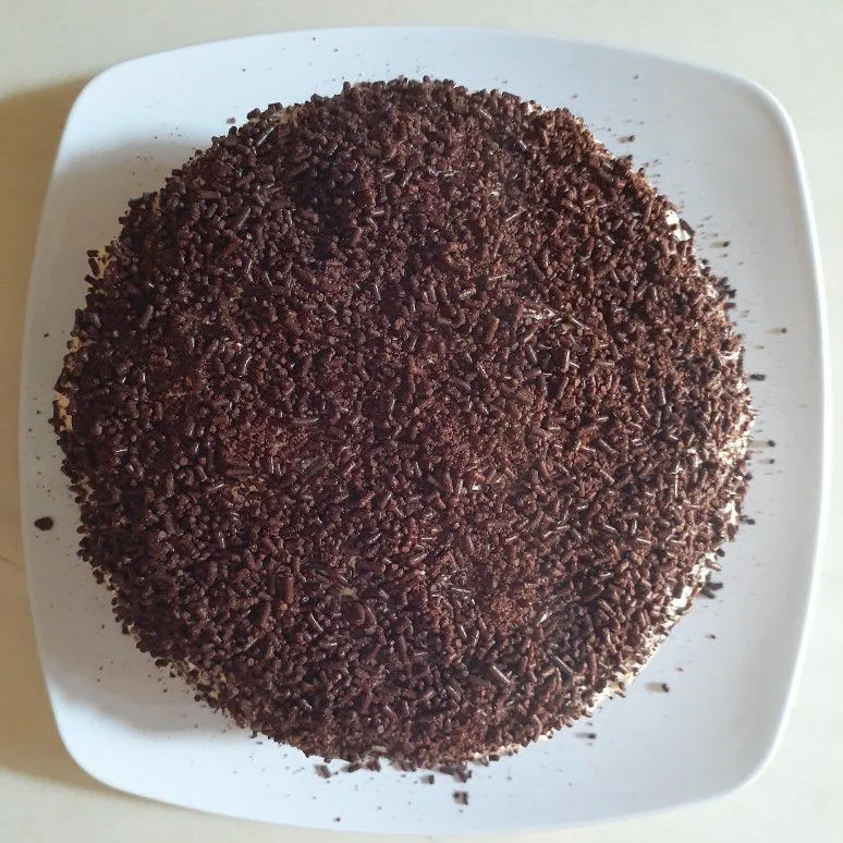 Step 8 Brownies Putih Telur