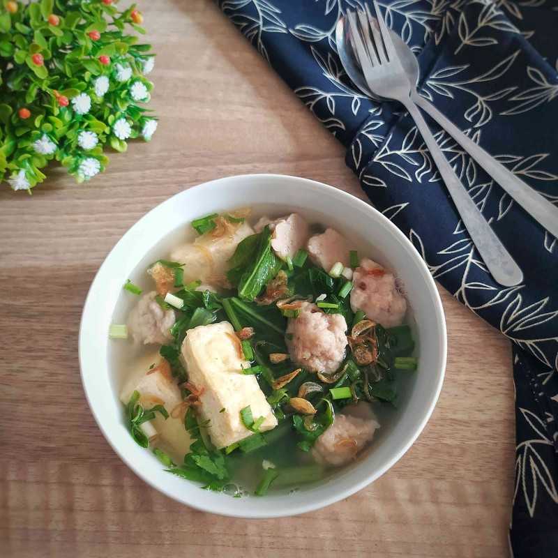 Resep Sayur Bening Sawi Hijau Tahu : Recipe Appetizing Sop ...
